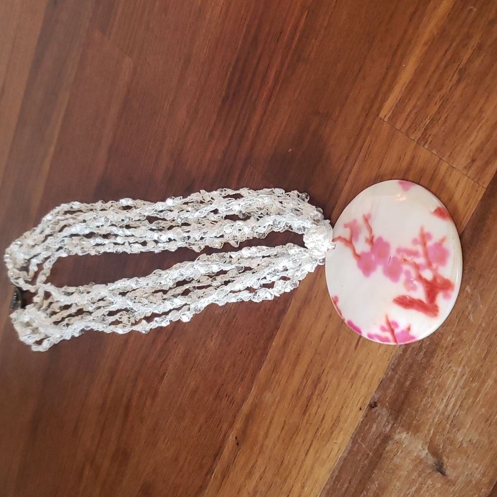 💙 shell necklace